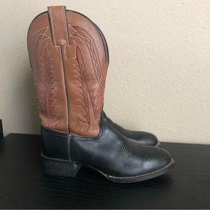 Tony Lama Western Cowboy Leather Boots Size 6